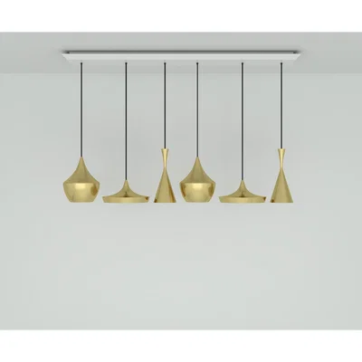 Tom Dixon Tom Dixon - Beat LED Brass Range Linear Pendant System
