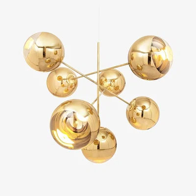 Tom Dixon Tom Dixon - Mirror Ball Large Chandelier Gold
