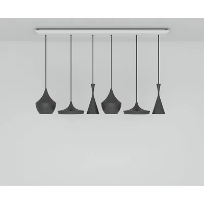 Tom Dixon Tom Dixon - Beat LED Black Range Linear Pendant System