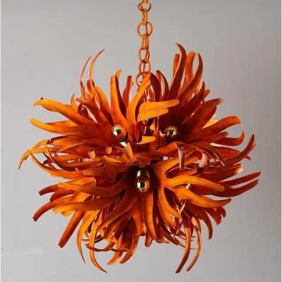 Tobias Oliver Porta Romana I Urchin Chandelier Large | Persimmon