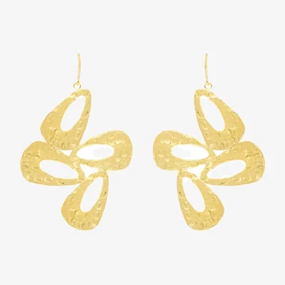Wolf & Badger Women's Gold Ace Chandelier Earrings | Marcia Moran