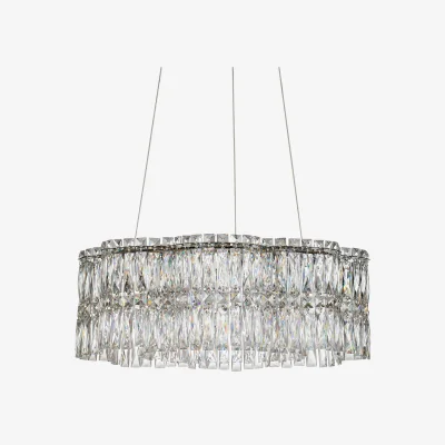 Westwing Dimmable LED Crystal Glass Chandelier Nuvia
