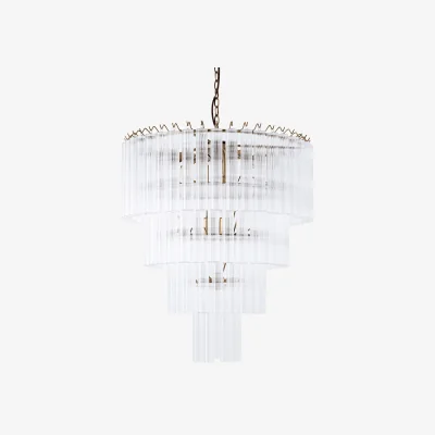 Westwing Large Glass Chandelier Janae