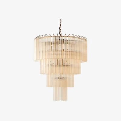 Westwing Large Glass Chandelier Janae