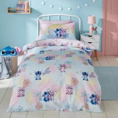 Dunelm Disney Stitch Ombre Duvet Cover & Pillowcase Set