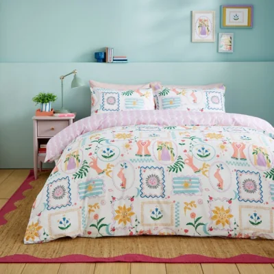 Dunelm Magic Garden Quilt Cover and Pillowcase Set