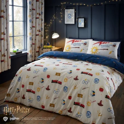 Dunelm Harry Potter Duvet Cover & Pillowcase Set