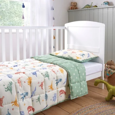 Dunelm 4 Tog Dinosaur Coverless Quilt