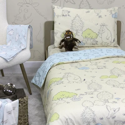 Dunelm Gruffalo My First 100% Cotton Cotbed Duvet Cover & Pillowcase Set