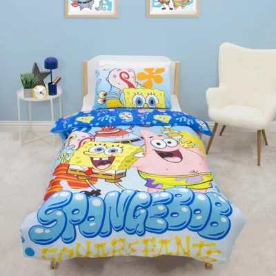 Dunelm Spongebob Reversible Duvet Cover & Pillowcase Set
