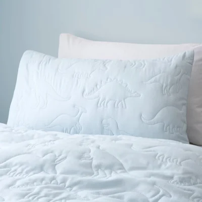 Dunelm Dinosaur Pinsonic Quilt Cover & Pillowcase Set