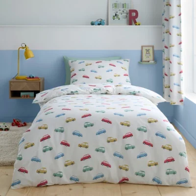 Dunelm Classic Cars Quilt Cover Set