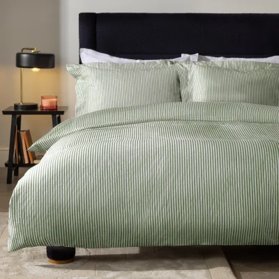 Habitat Habitat Cotton Stripe Oxford Edge Bedding Set - Toddler
