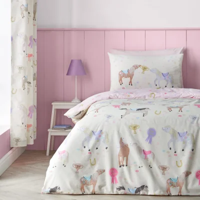 Habitat Catherine Lansfield Happy Horses Kids Bedding Set - Double