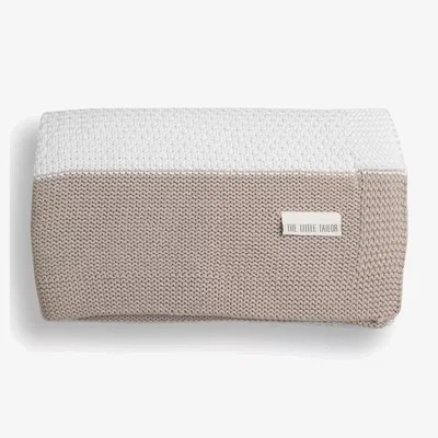 John Lewis The Little Tailor Stripe Super Soft Textured Cotton Knit Baby Blanket