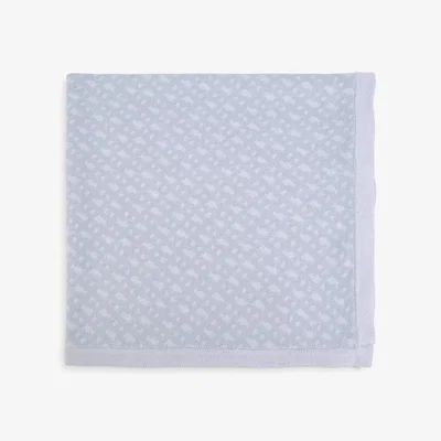 John Lewis Boss Baby Jacquard "B" Cotton Knit Blanket