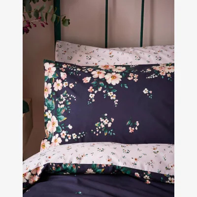 Marks & Spencer Cath Kidston Pure Cotton Spitalfields Bedding Set - DBL - Navy Mix, Navy Mix