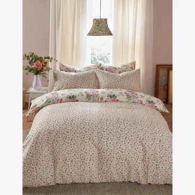Marks & Spencer Cath Kidston Pure Cotton Floral Fields Bedding Set - DBL - Lemon, Lemon