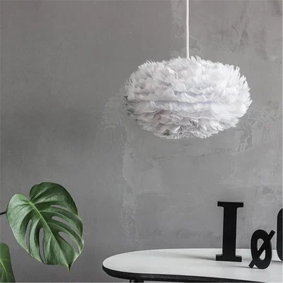 Amara Eos Feather Lamp Shade