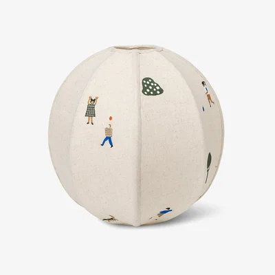 Amara ferm LIVING - The Park Embroidered Lampshade - Natural