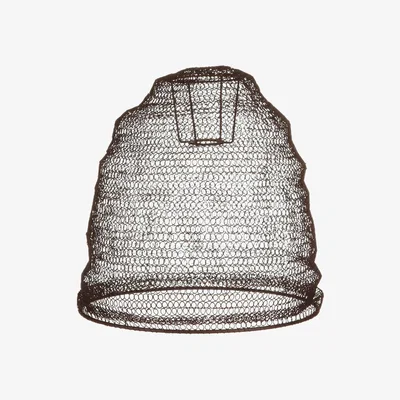 Amara Nkuku - Jatani Wire Lamp Shade - Oval - Rust