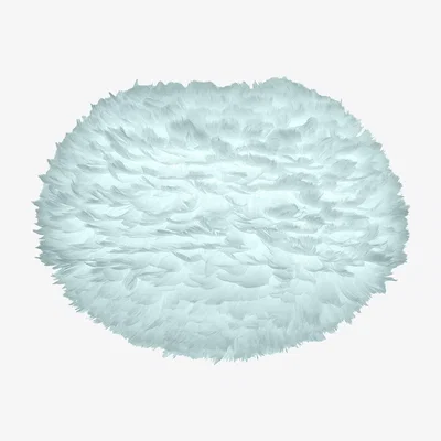Amara UMAGE - Eos Feather Lamp Shade - Light Blue - Large