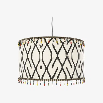 Amara MINDTHEGAP - Mudcloth Drum Lamp Shade - Small