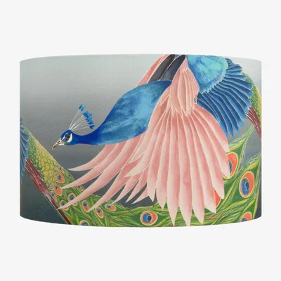Amara Anna Jacobs - Flying Peacock Lamp Shade - Large
