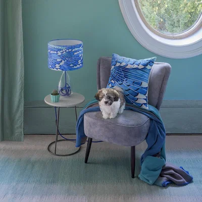 Amara Anna Jacobs - Jay Wing Lampshade - Blue - Medium