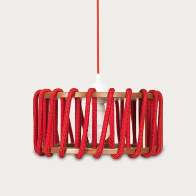 Bombinate.com Red Macaron Pendant Lamp