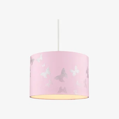 BHS.com Glow Butterfly Easy Fit Light Shade, Pink