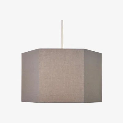 BHS.com Glow Hexagon Ceiling Light Shade, Grey