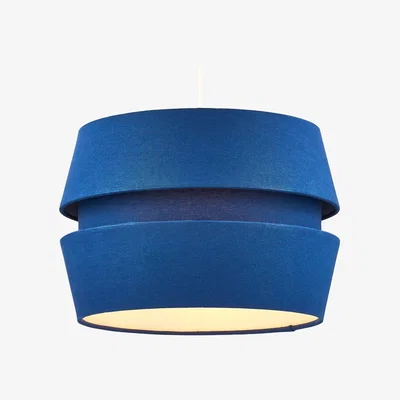 BHS.com Three Layer Linen Easyfit Shade, Navy