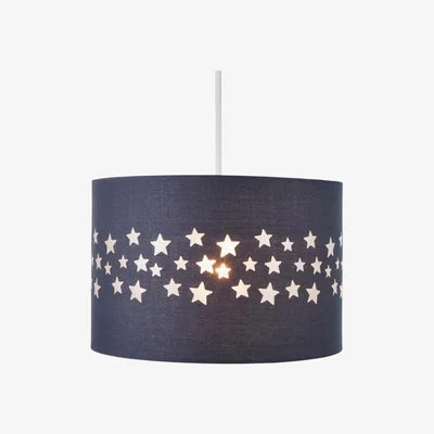 BHS.com Glow Stars Easy Fit Light Shade, Navy