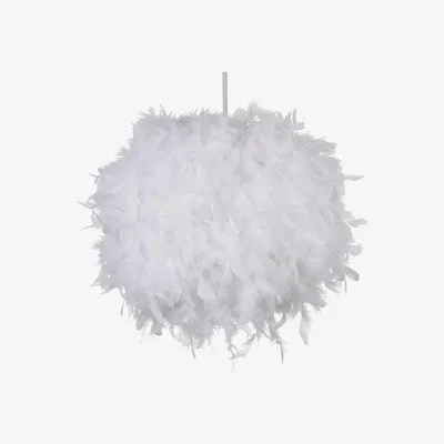 BHS.com Glow Feather Easy Fit Shade, White