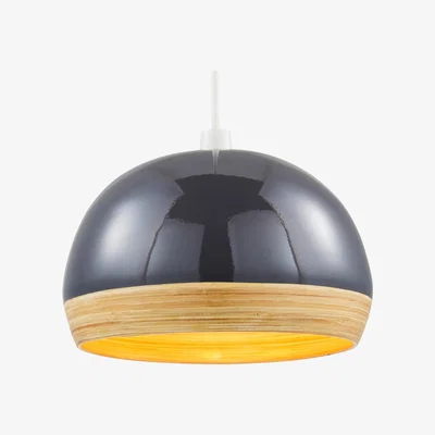 BHS.com Bamboo Dome Easyfit Shade, Grey