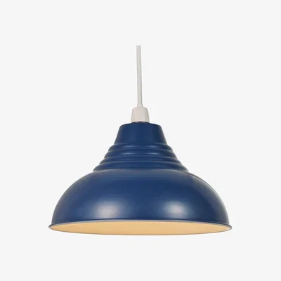 BHS.com Glow Dome Easy Fit Ceiling Light Shade, Blue