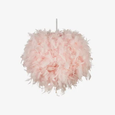 BHS.com Glow Feather Easy Fit Shade, Pink