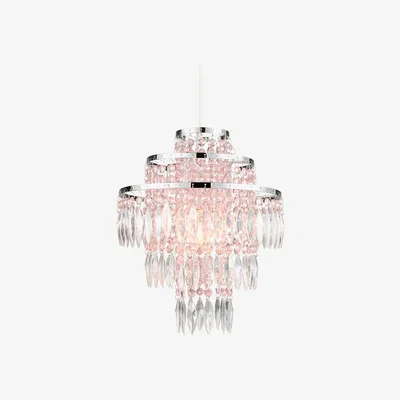 BHS.com Glow Jewelled Easy Fit Shade, Pink