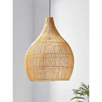 Cox and Cox Woven Wicker Shade - Teardrop