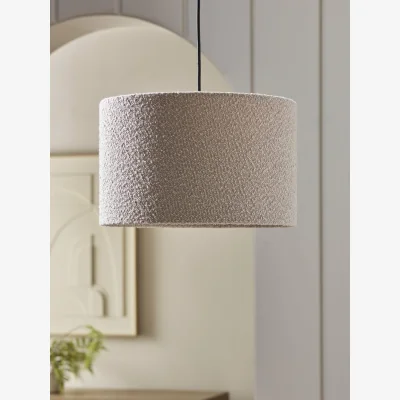 Cox and Cox Taupe Boucle Shade - Large