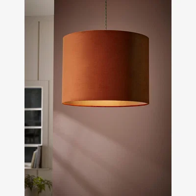 Cox and Cox Velvet Shade Cinnamon