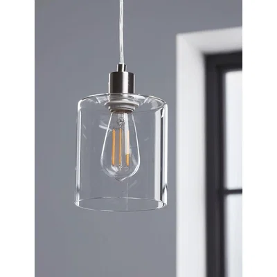Cox and Cox Industrial Pendant - Silver