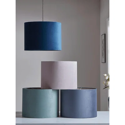 Cox and Cox Large Velvet Shade - Navy