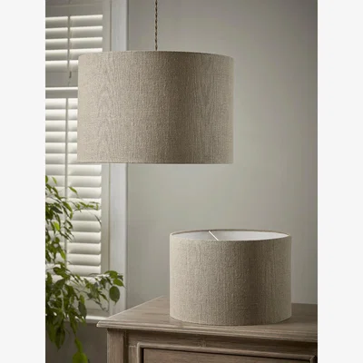 Cox and Cox Natural Linen Textured Shade - Small