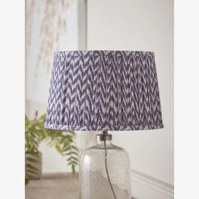 Cox and Cox Navy Tapered Chevron Shade - Large