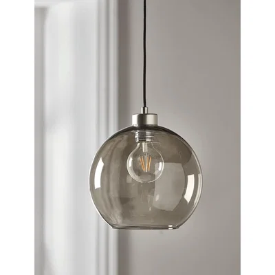 Cox and Cox Smoked Glass Pendant