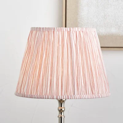 Dunelm Pacific Lifestyle Thiago Stripe Pleated Tapered Lamp Shade