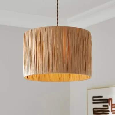 Dunelm Niki Raffia Easy Fit Pendant Shade