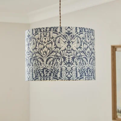 Dunelm Alora Chenille Easy Fit Drum Lamp Shade